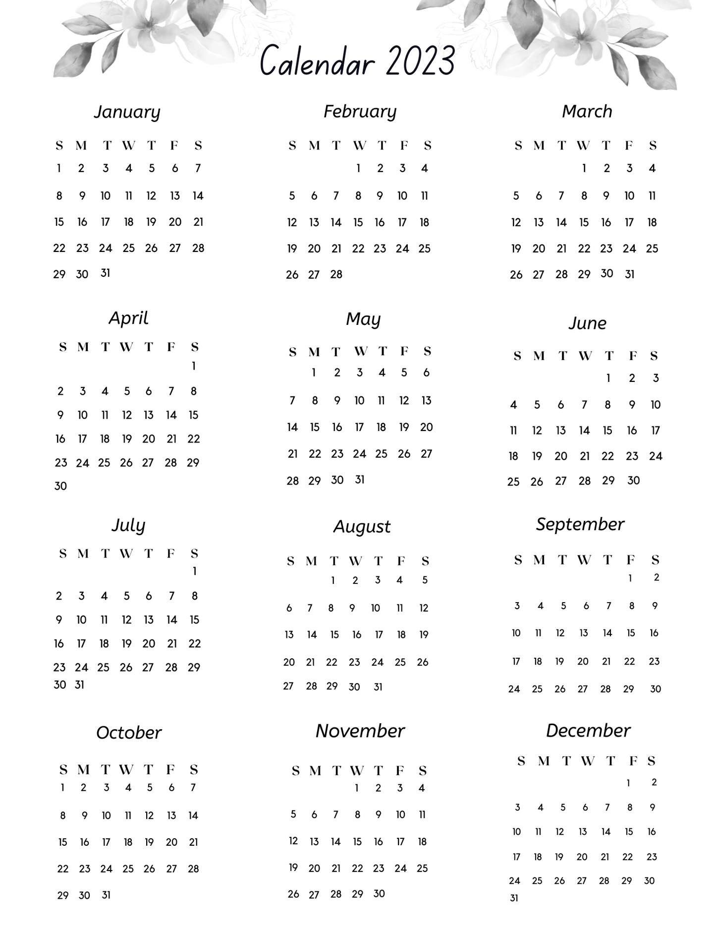 Planner 2024 prêt à imprimer (Version numérique - modifiable)
