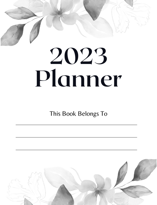 Planner 2024 prêt à imprimer (Version numérique - modifiable)